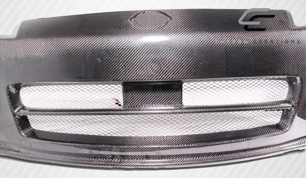 2003-2008 Nissan 350Z Z33 N-1 Front Bumper Cover, Carbon Fiber - view 8