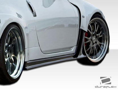 2003-2008 Nissan 350Z Z33 AM-S Wide Body Front Fenders, Fiberglass - view 3