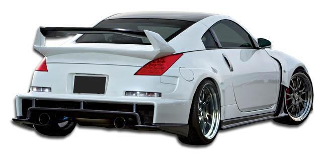 2003-2008 Nissan 350Z Z33 AM-S Wide Body Rear Bumper Cover, Fiberglass - view 1