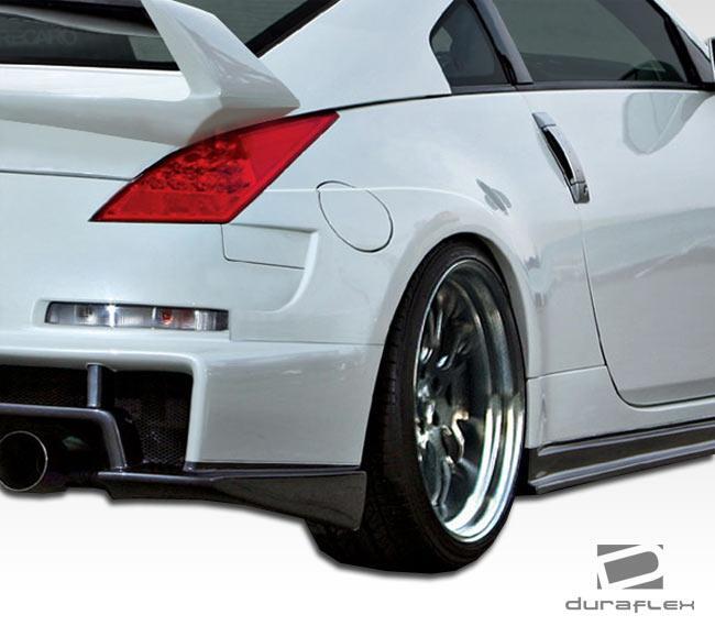 2003-2008 Nissan 350Z Z33 AM-S Wide Body Rear Bumper Cover, Fiberglass - view 2