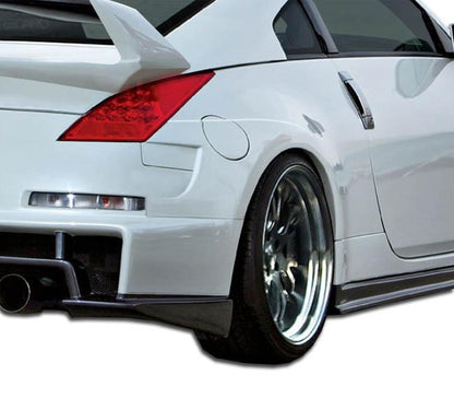 2003-2008 Nissan 350Z Z33 AM-S Wide Body Rear Fender Flares - view 1