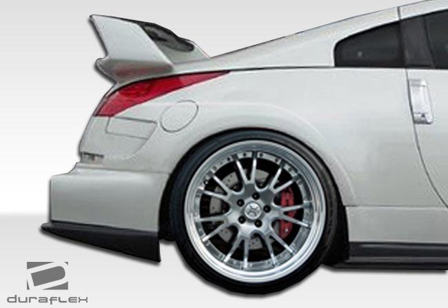 2003-2008 Nissan 350Z Z33 AM-S Wide Body Rear Fender Flares - view 2