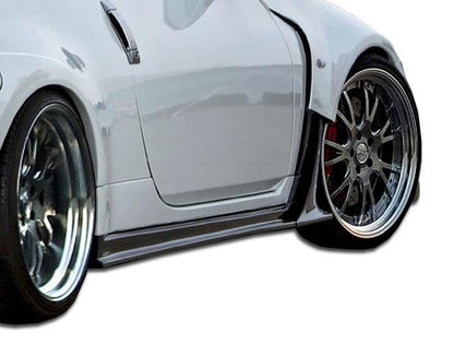 2003-2008 Nissan 350Z Z33 AM-S Wide Body Side Skirts Rocker Panels - view 1