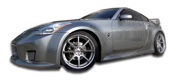 2003-2008 Nissan 350Z Z33 B-2 Wide Body Side Skirts Rocker Panels - view 1