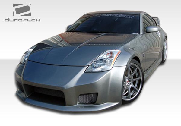 2003-2008 Nissan 350Z Z33 B-2 Wide Body Side Skirts Rocker Panels - view 4