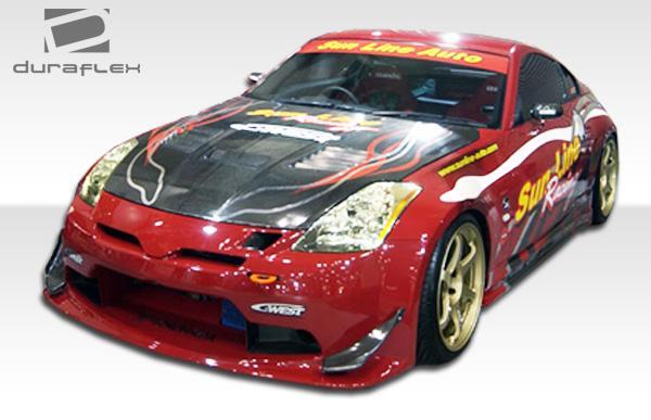 2003-2008 Nissan 350Z Z33 C-2 Front Bumper Cover, Fiberglass - view 4
