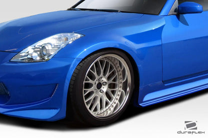 2003-2008 Nissan 350Z Z33 Demon Front Fenders (+10mm), Fiberglass - view 2
