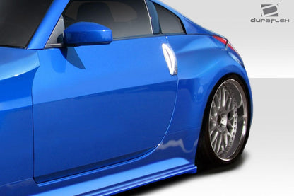2003-2008 Nissan 350Z Z33 Demon Rear Fender Flares (+30mm), Fiberglass - view 2