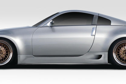 2003-2008 Nissan 350Z Z33 G Force Side Skirt Rocker Panels, Fiberglass - view 1