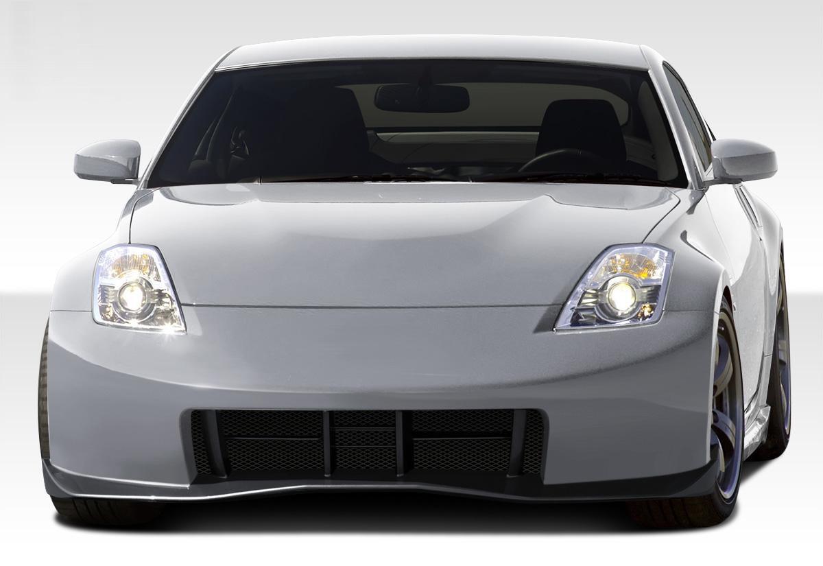 2003-2008 Nissan 350Z Z33 N-3 Front Bumper Cover, Fiberglass - view 1