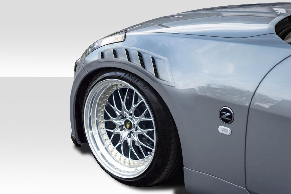 2003-2008 Nissan 350Z Z33 N Spec Fender Vents, Fiberglass - view 1