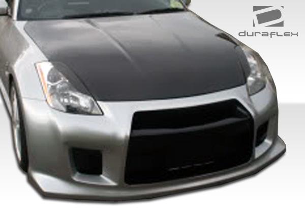 2003-2008 Nissan 350Z Z33 R35 Front Bumper Cover, Fiberglass - view 2