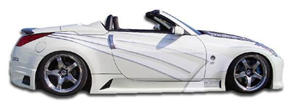 2003-2008 Nissan 350Z Z33 R35 Side Skirts Rocker Panels, Fiberglass - view 1