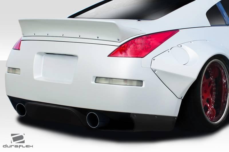 2003-2008 Nissan 350Z Z33 RBS Rear Diffuser, Fiberglass - view 2