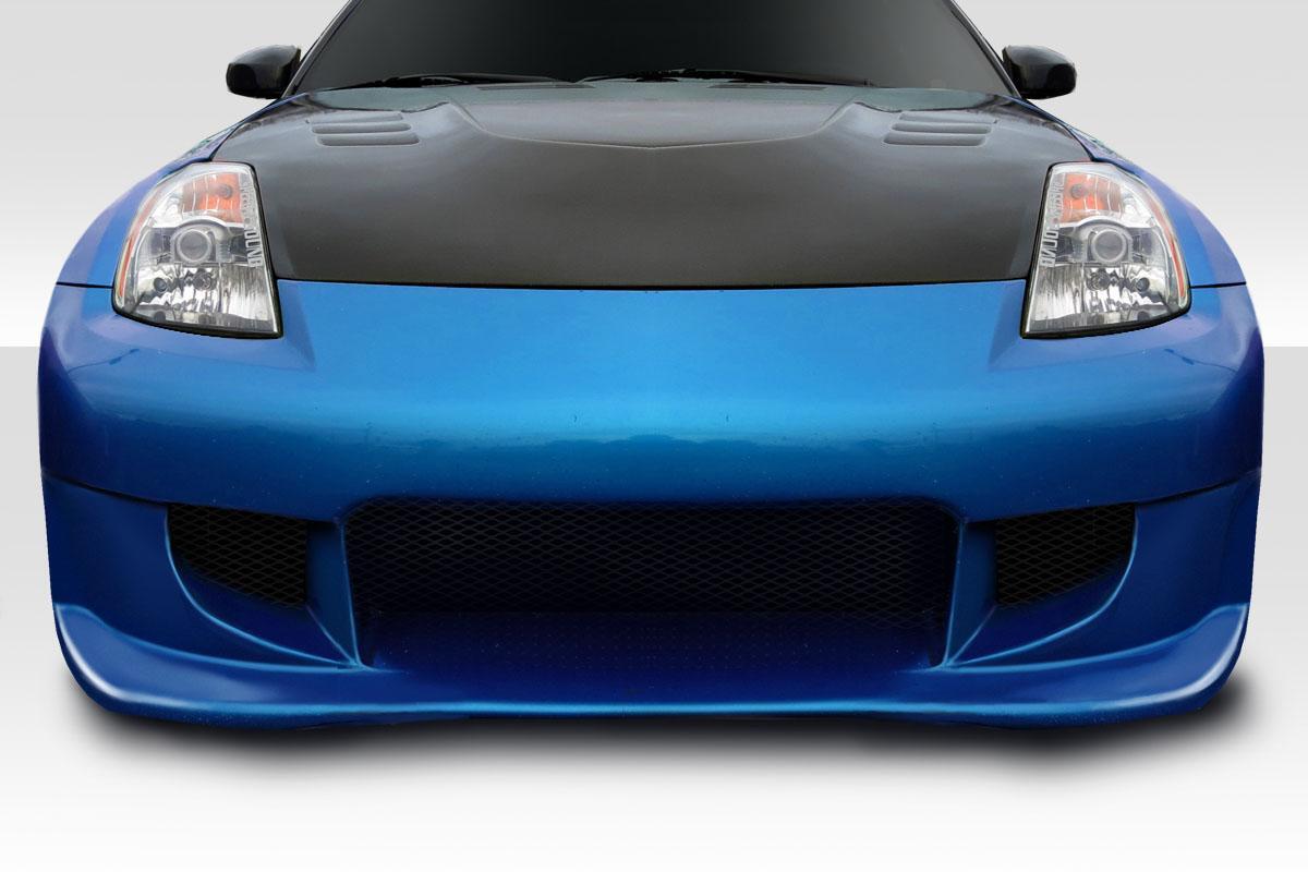 2003-2008 Nissan 350Z Z33 TS-1 Front Bumper Cover, Fiberglass - view 1