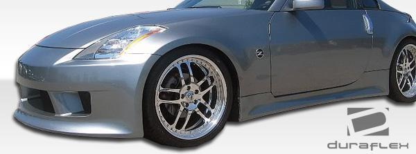 2003-2008 Nissan 350Z Z33 V-Speed Side Skirts Rocker Panels - view 4