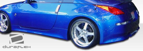 2003-2008 Nissan 350Z Z33 V-Speed Side Skirts Rocker Panels - view 6