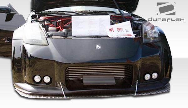 2003-2008 Nissan 350Z Z33 Vader 3 Wide Body Front Bumper Cover - view 8