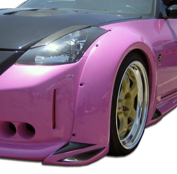 2003-2008 Nissan 350Z Z33 Vader 3 Wide Body Front Fender Flares - view 1