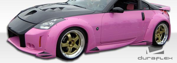 2003-2008 Nissan 350Z Z33 Vader 3 Wide Body Front Fender Flares - view 3