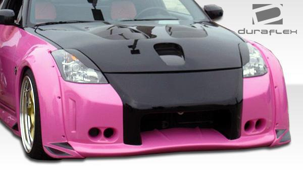 2003-2008 Nissan 350Z Z33 Vader 3 Wide Body Front Fender Flares - view 5