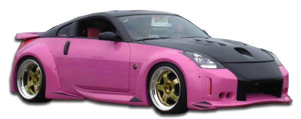 2003-2008 Nissan 350Z Z33 Vader 3 Wide Body Kit, Fiberglass - view 1