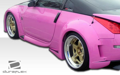 2003-2008 Nissan 350Z Z33 Vader 3 Wide Body Side Skirts Rocker - view 4