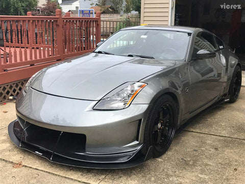 2003-2018 Nissan 350z & 370z N3R/ V3R Front Bumper Lip Splitter