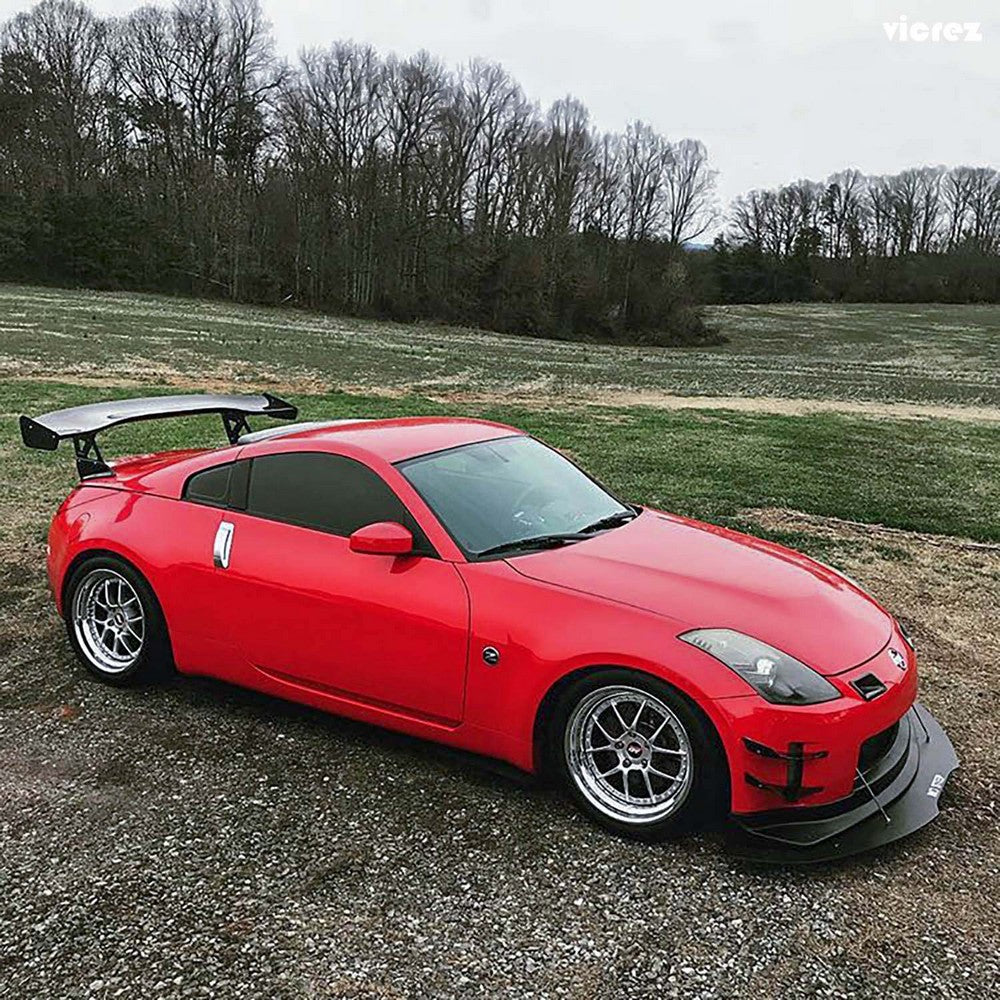 2003-2018 Nissan 350Z & 370Z N3R/V3R Front Bumper Lip Splitter - view 2
