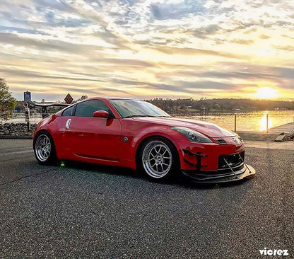 2003-2018 Nissan 350Z & 370Z N3R/V3R Front Bumper Lip Splitter - view 4