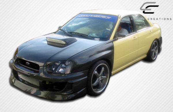 2004-2005 Subaru Impreza WRX STI OEM Look Fenders, Carbon Fiber - view 2