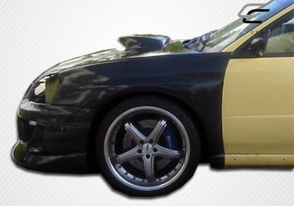 2004-2005 Subaru Impreza WRX STI OEM Look Fenders, Carbon Fiber - view 5