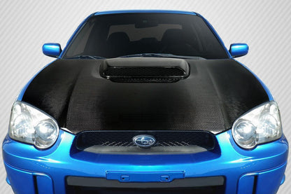 2004-2005 Subaru Impreza WRX STI STI Look Hood, Carbon Fiber - view 1