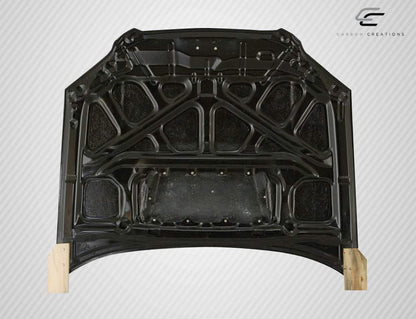 2004-2005 Subaru Impreza WRX STI STI Look Hood, Carbon Fiber - view 5