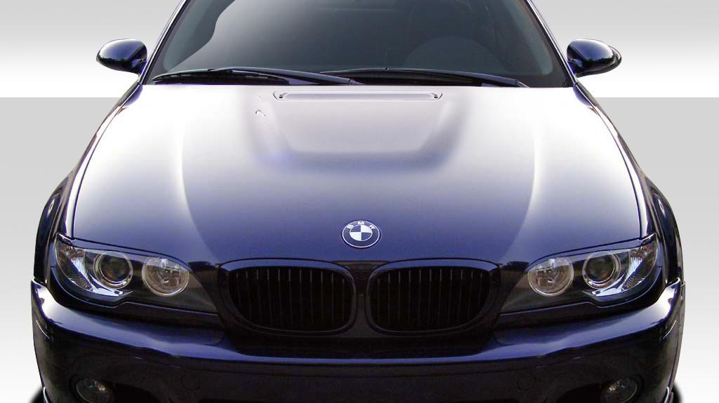 2004-2006 BMW 3 Series E46 2DR M3 Look Hood, Fiberglass - view 1