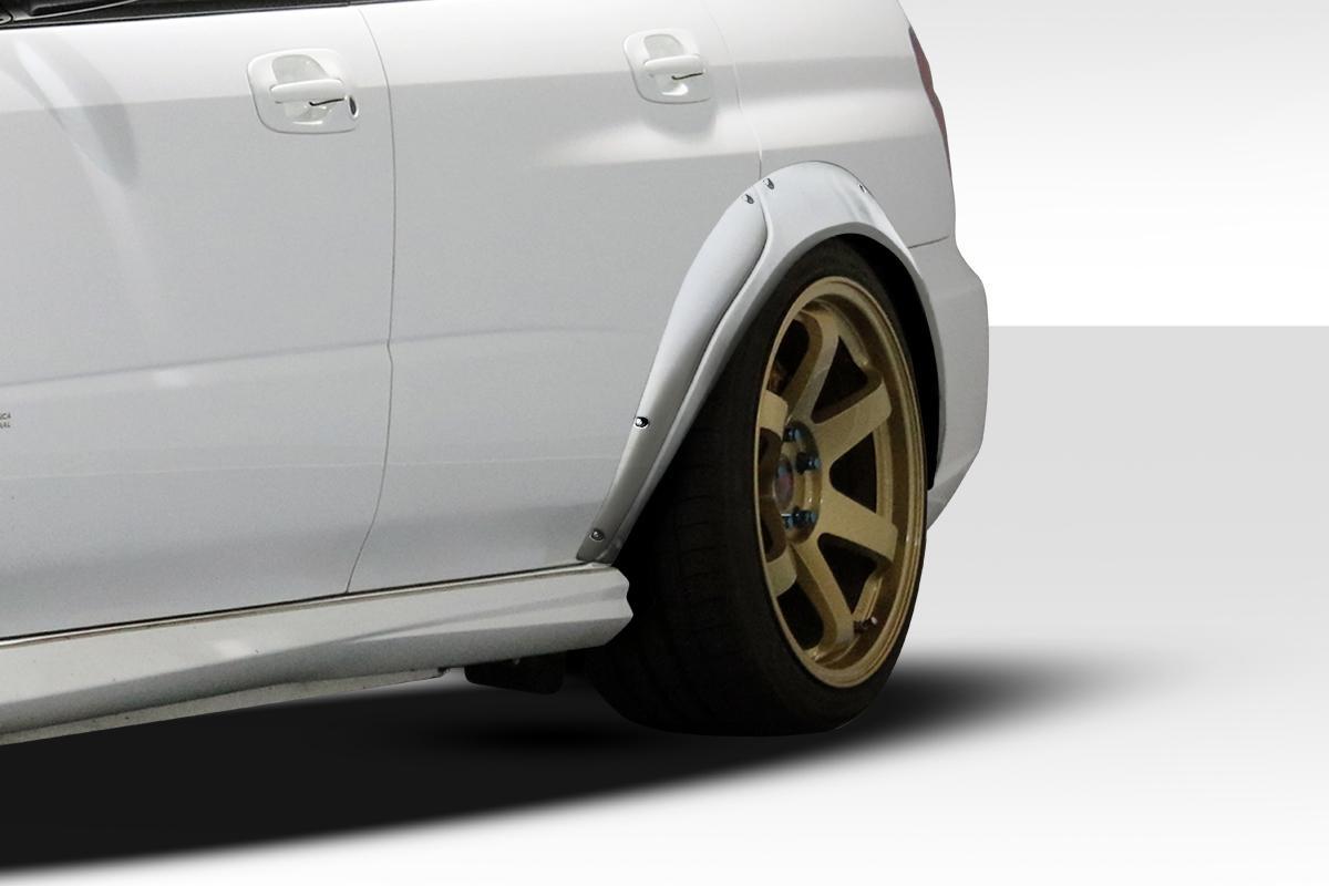 2004-2007 Subaru Impreza WRX STI Rally Rear Fender Flares, Fiberglass - view 1