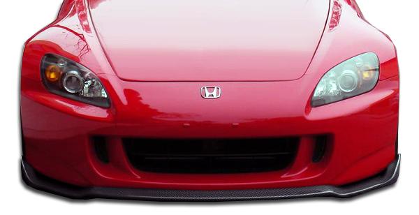 2004-2009 Honda S2000 Type M Front Lip Under Spoiler Air Dam, Carbon - view 1