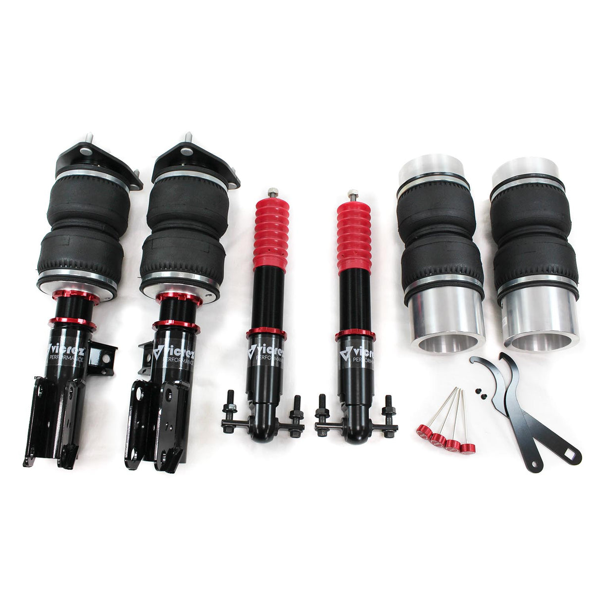 2004-2009 Honda S2000 Air Struts with Bags Kit, 32-Level Damping - view 3