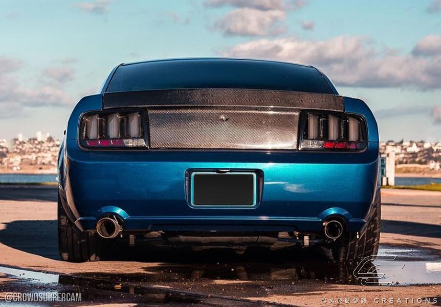 2005-2009 Ford Mustang OEM Look Trunk, Carbon Fiber - view 2