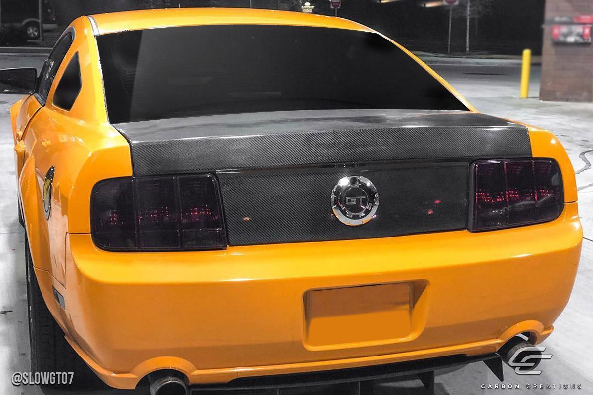 2005-2009 Ford Mustang OEM Look Trunk, Carbon Fiber - view 4