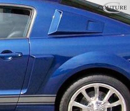 2005-2009 Ford Mustang Polyurethane CVX Window Scoop Louvers - view 5