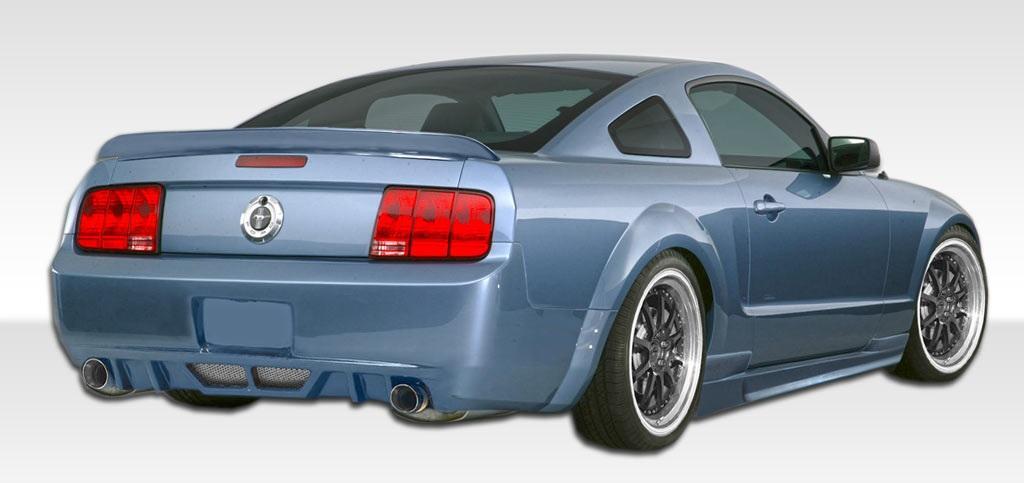 2005-2009 Ford Mustang Circuit Rear Bumper Cover, Fiberglass - view 1