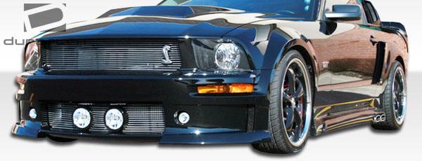 2005-2009 Ford Mustang CVX Front Bumper Cover, Fiberglass - view 2
