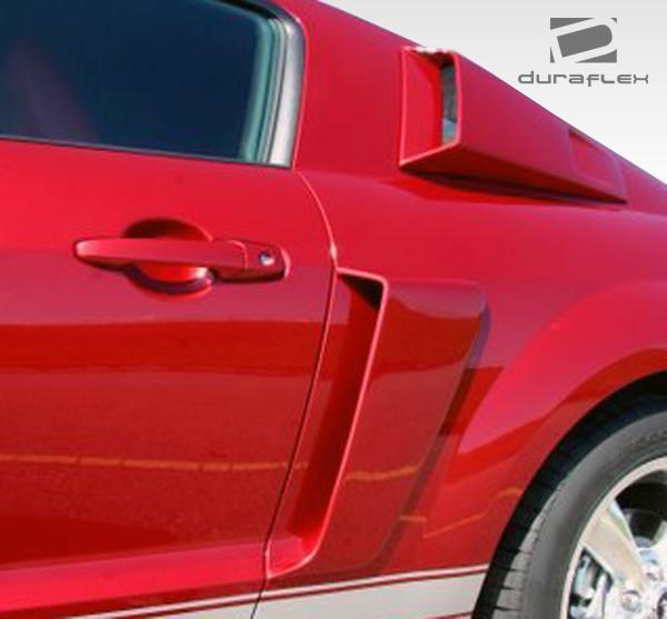 2005-2009 Ford Mustang CVX Side Scoop, Fiberglass - view 3