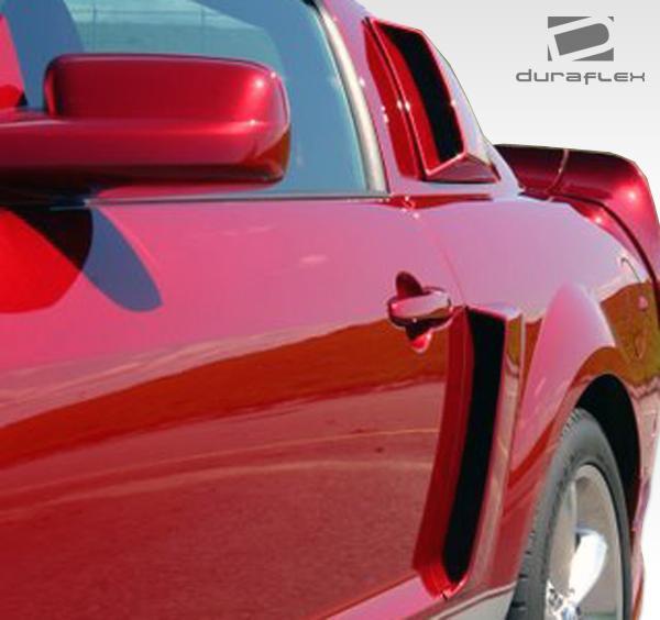 2005-2009 Ford Mustang CVX Side Scoop, Fiberglass - view 4