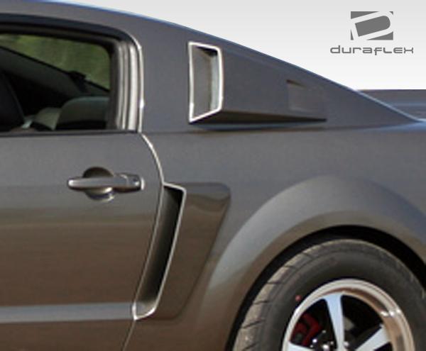 2005-2009 Ford Mustang CVX Side Scoop, Fiberglass - view 5