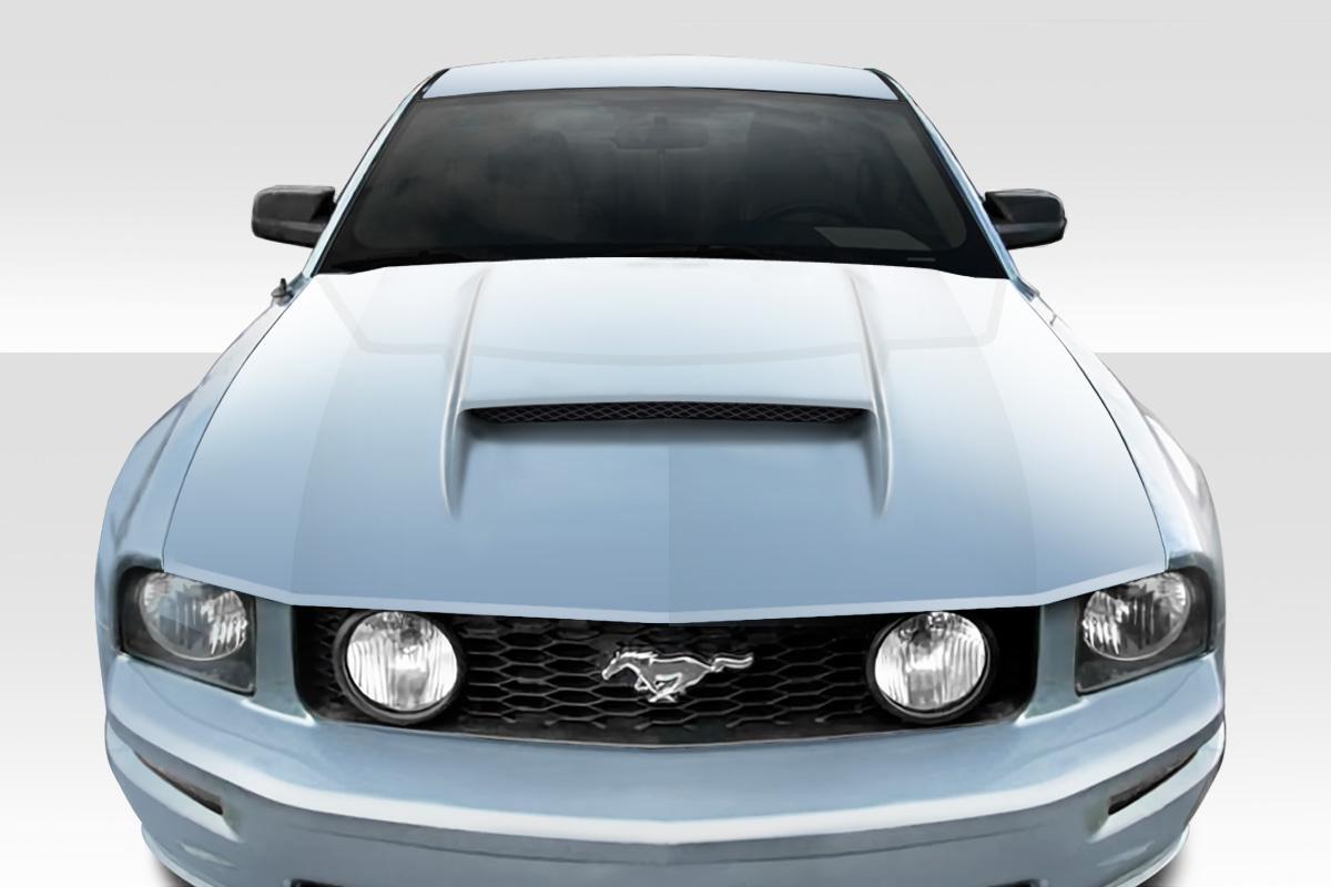 2005-2009 Ford Mustang CVX Version 2 Hood, Fiberglass - view 1