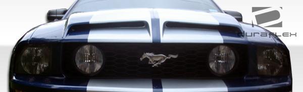 2005-2009 Ford Mustang GT500 Hood, Fiberglass - view 2