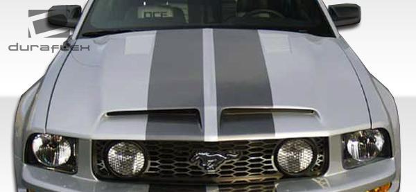 2005-2009 Ford Mustang GT500 Hood, Fiberglass - view 3