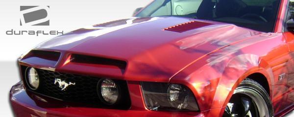 2005-2009 Ford Mustang GT500 Hood, Fiberglass - view 4